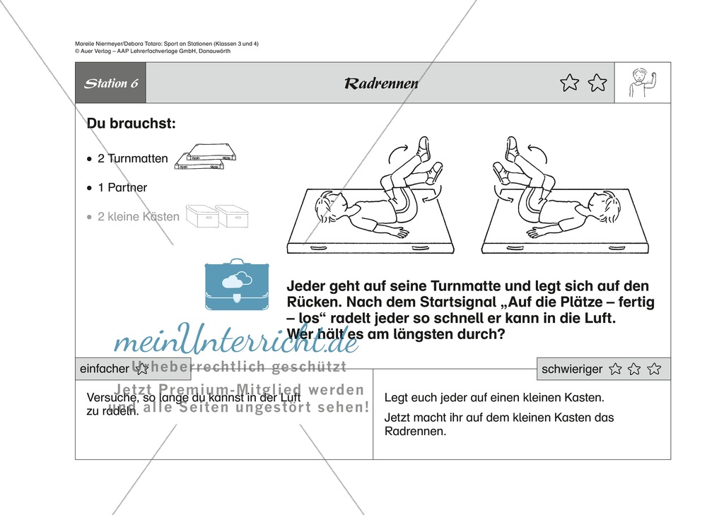 Fitness: Kraft und Ausdauer spielerisch an acht Stationen fördern Preview 6
