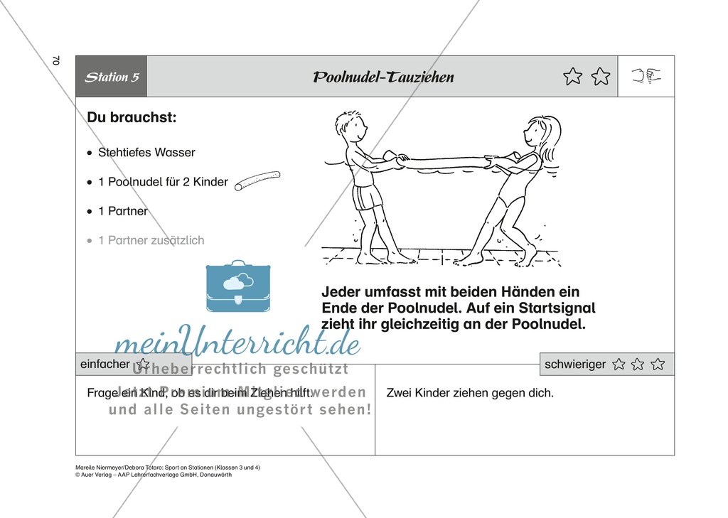 Kampfsport: Stationenlernen zu Ringübungen, Fechtübungen und Schlagübungen Preview 5