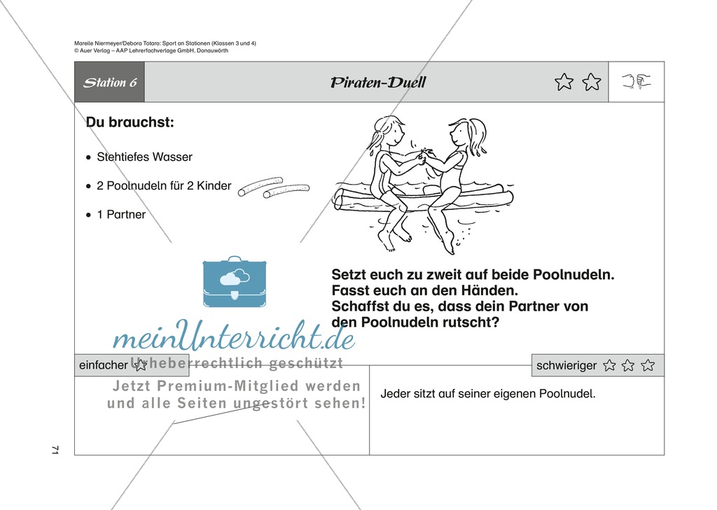 Kampfsport: Stationenlernen zu Ringübungen, Fechtübungen und Schlagübungen Preview 6
