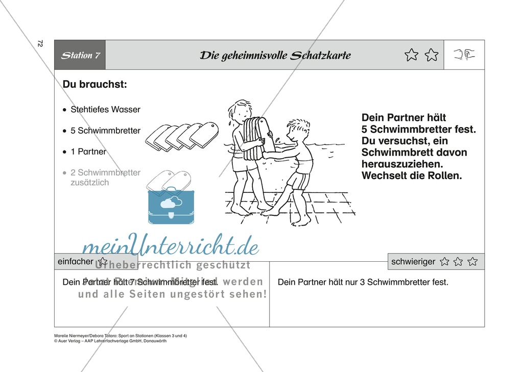 Kampfsport: Stationenlernen zu Ringübungen, Fechtübungen und Schlagübungen Preview 7