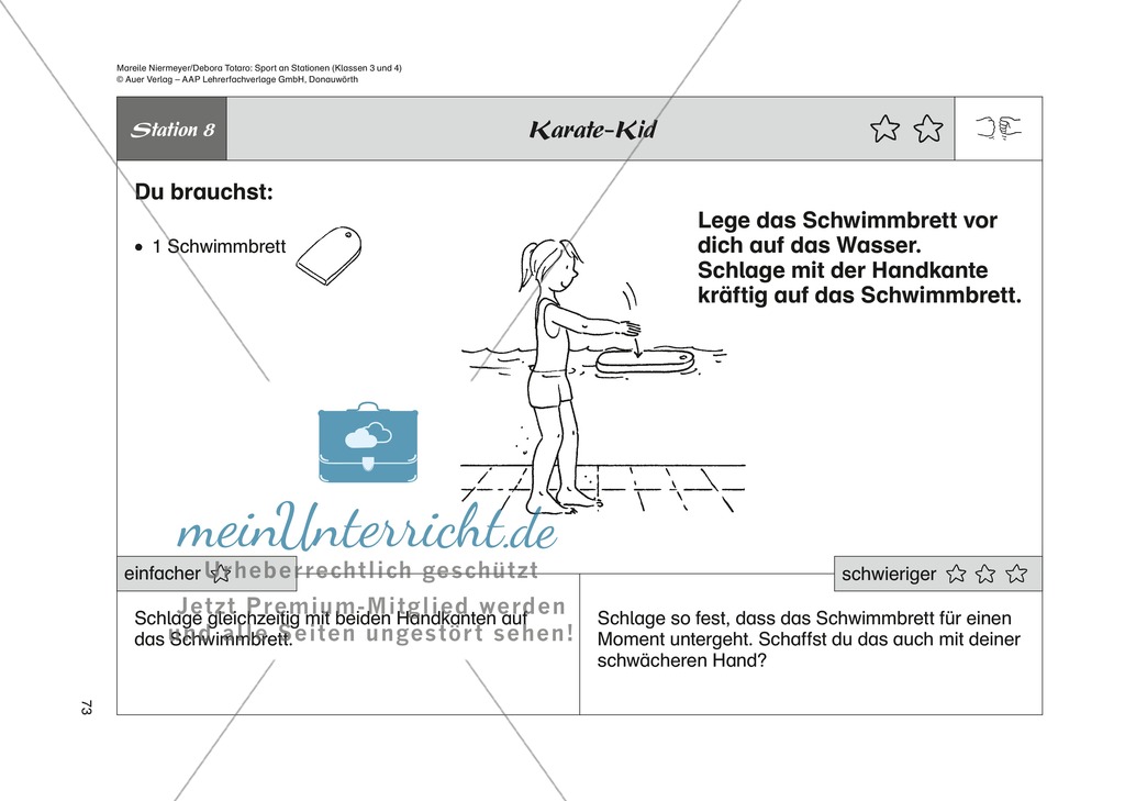 Kampfsport: Stationenlernen zu Ringübungen, Fechtübungen und Schlagübungen Preview 8
