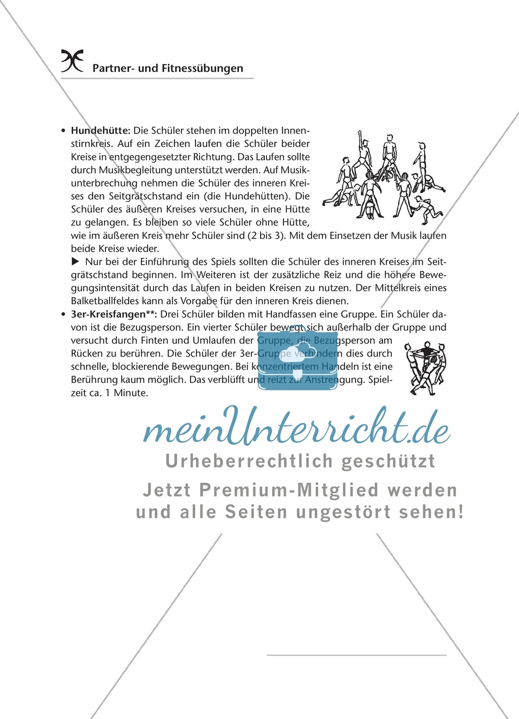 Sammlung von Partner- und Gruppenübungen zur Förderung von Kraft, Ausdauer und Gleichgewicht Preview 14
