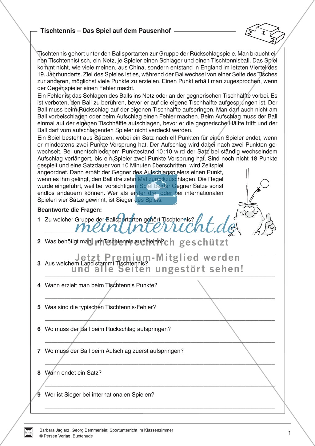Tischtennis: Informationen zu Geschichte und Regeln Preview 1