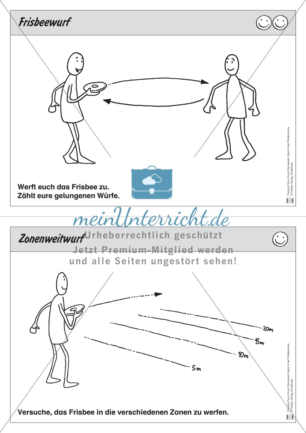 Stationentraining zum Werfen. Mit Übungsanleitungen. Preview 10