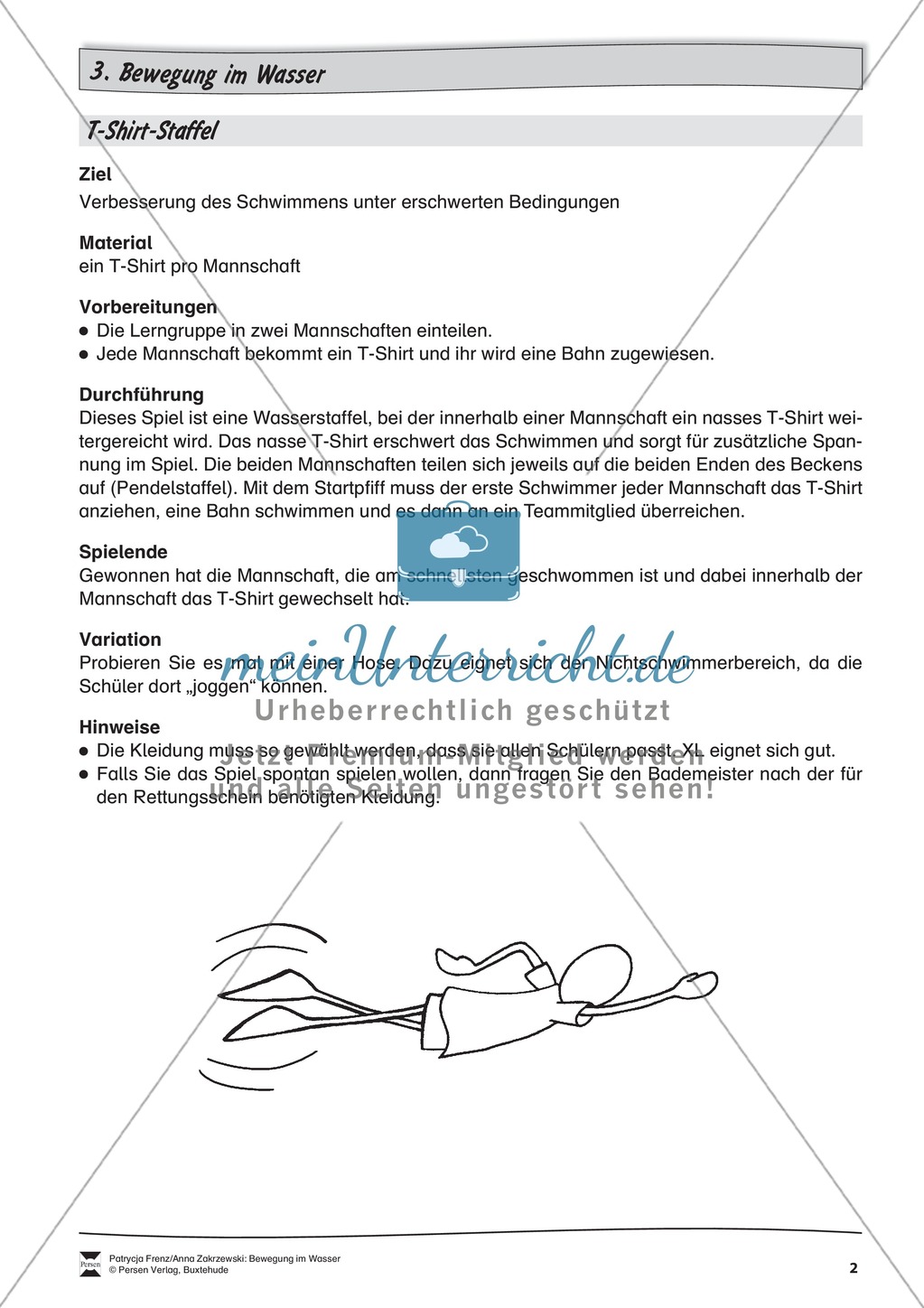 Sammlung von Spielen und Übungen im Wasser Preview 2