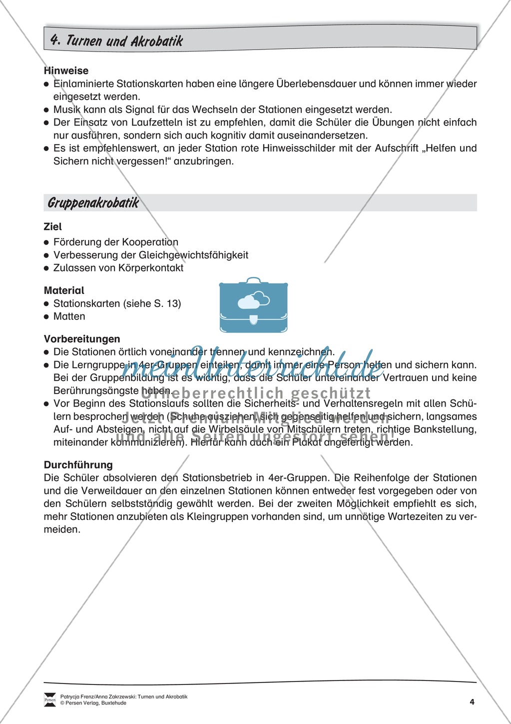 Akrobatikübungen mit Partner und mit einer Gruppe Preview 2