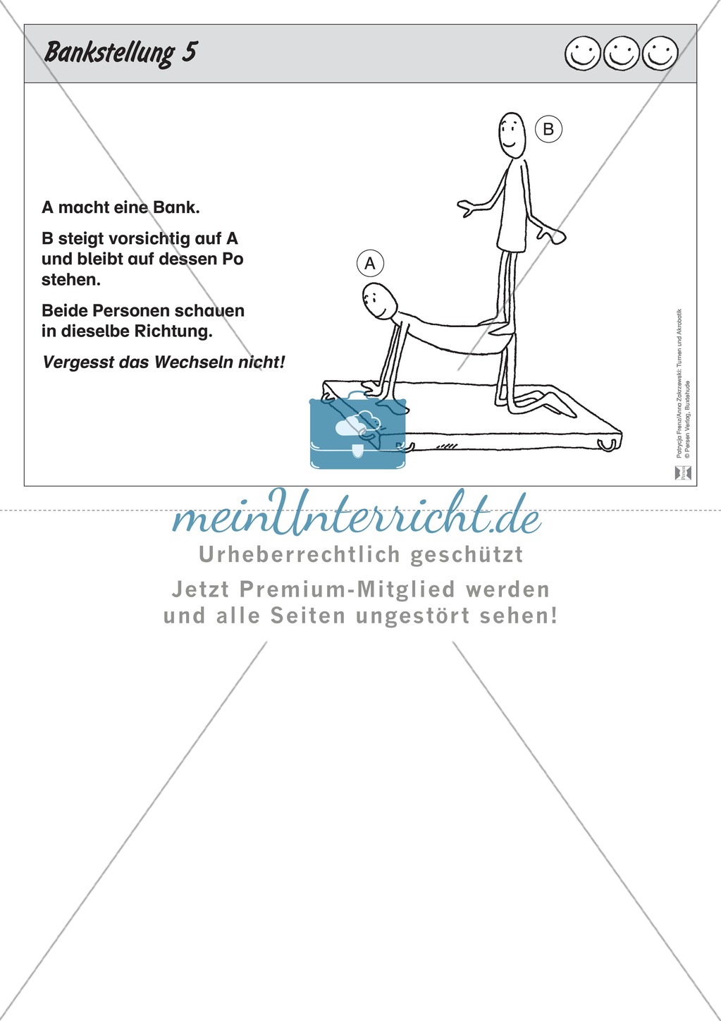 Akrobatikübungen mit Partner und mit einer Gruppe Preview 7