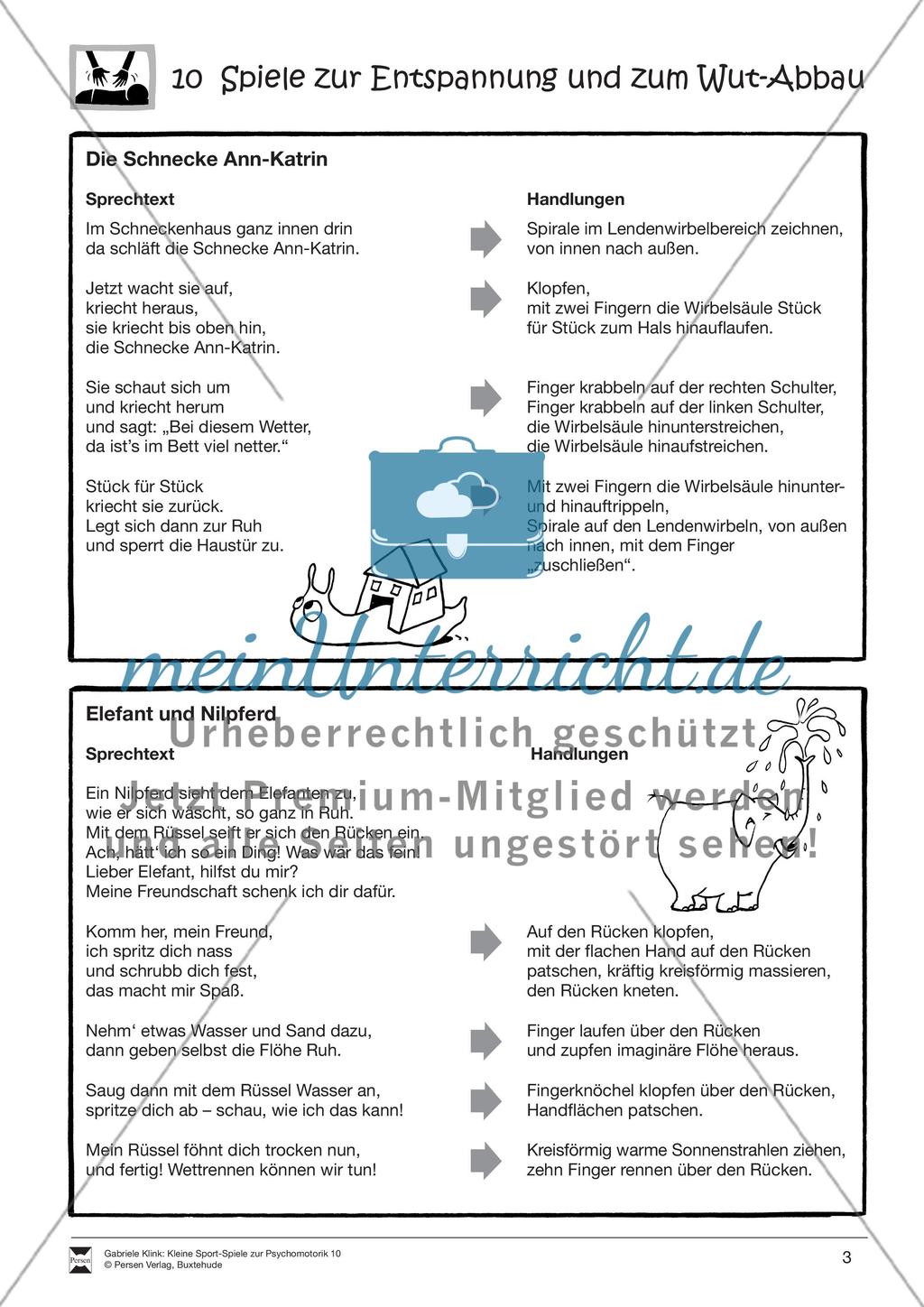 Verschiedene kleine Sport-Spiele zur Entspannung und zum Wutabbau Preview 3