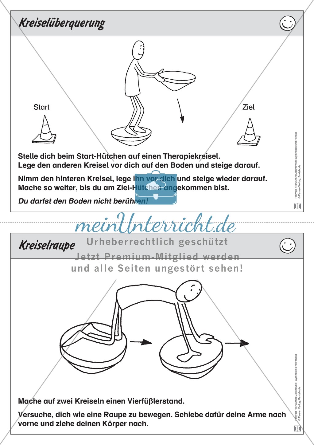 Stationentraining mit dem Therapiekreisel. Mit Übungsanleitungen. Preview 6