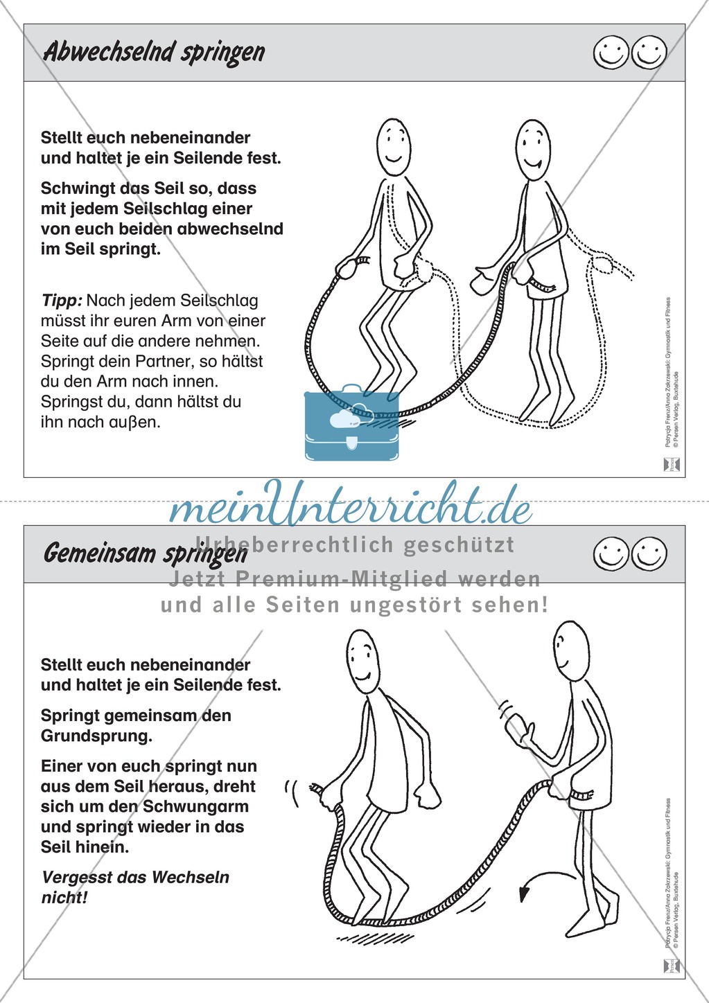 Stationentraining mit dem Springseil. Mit Übungsanleitungen. Preview 10