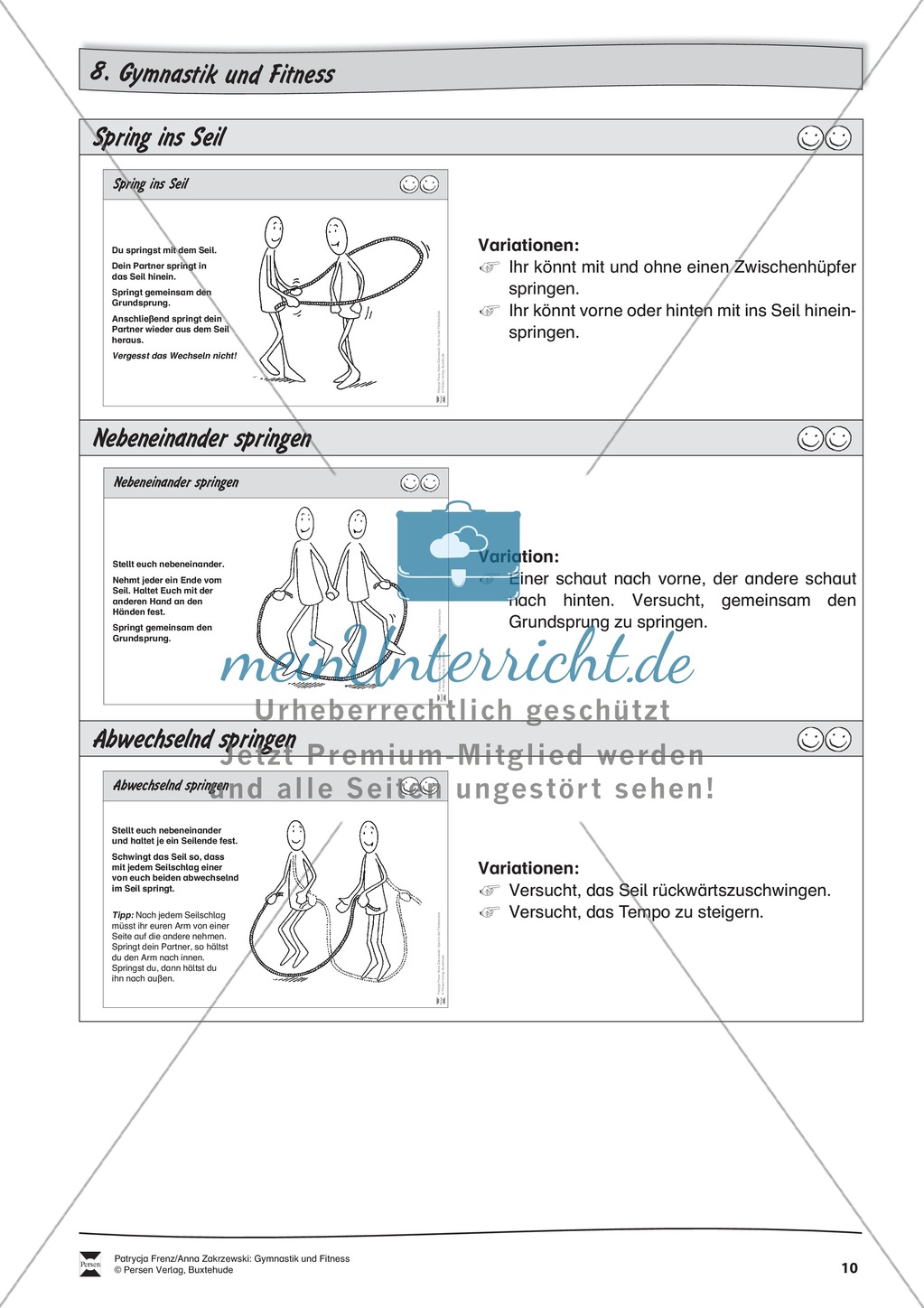 Stationentraining mit dem Springseil. Mit Übungsanleitungen. Preview 4