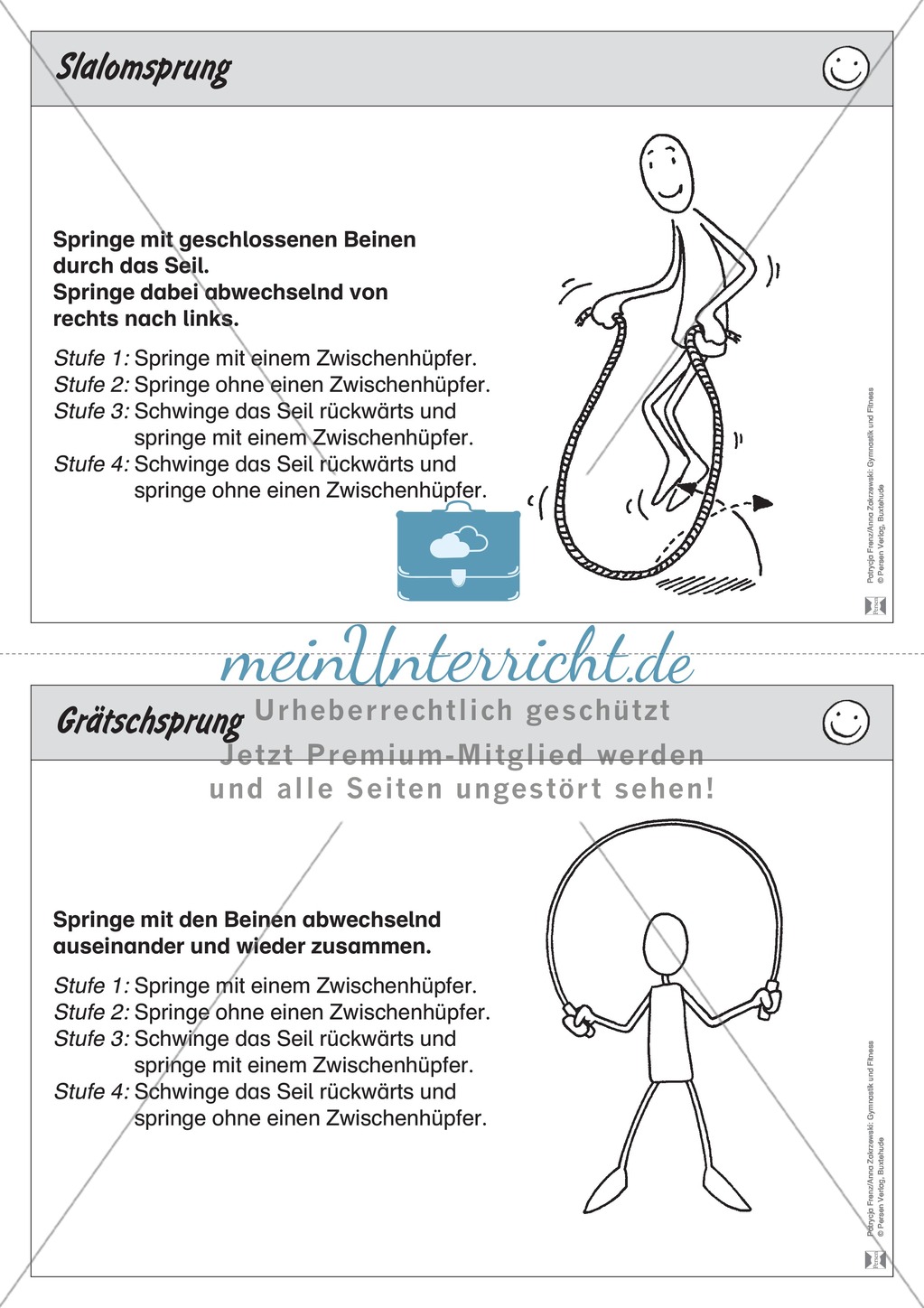 Stationentraining mit dem Springseil. Mit Übungsanleitungen. Preview 6