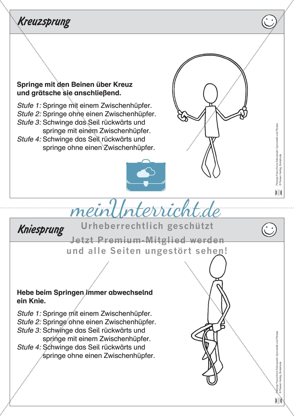 Stationentraining mit dem Springseil. Mit Übungsanleitungen. Preview 7