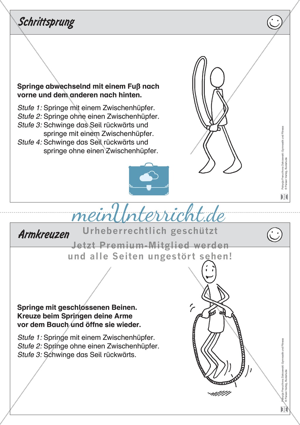 Stationentraining mit dem Springseil. Mit Übungsanleitungen. Preview 8
