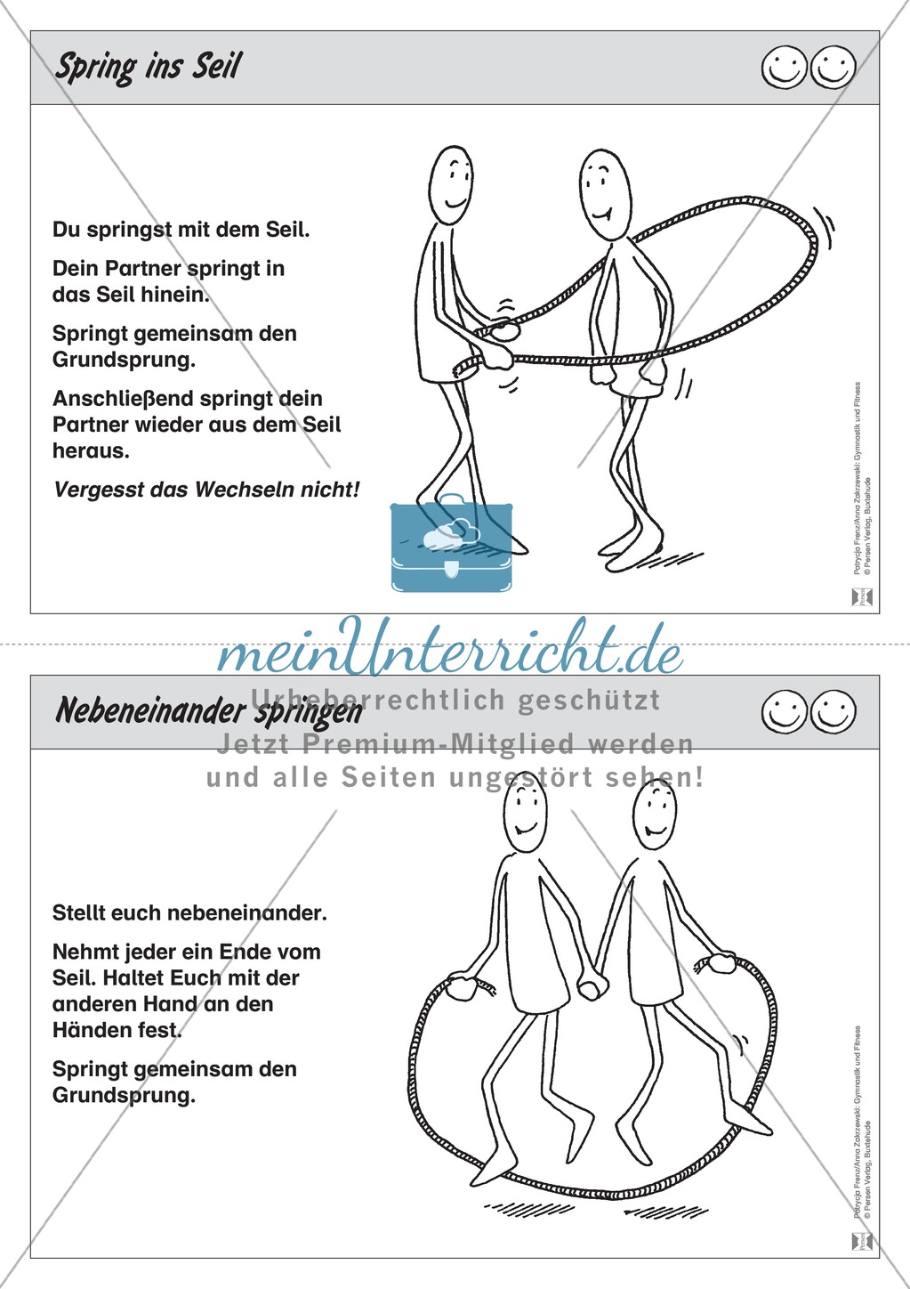 Stationentraining mit dem Springseil. Mit Übungsanleitungen. Preview 9