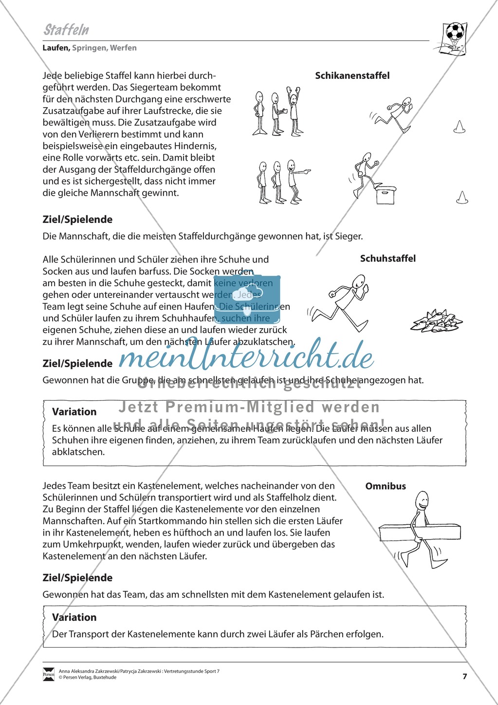 Spielerische Laufübungen für den Vertretungsunterricht Preview 7