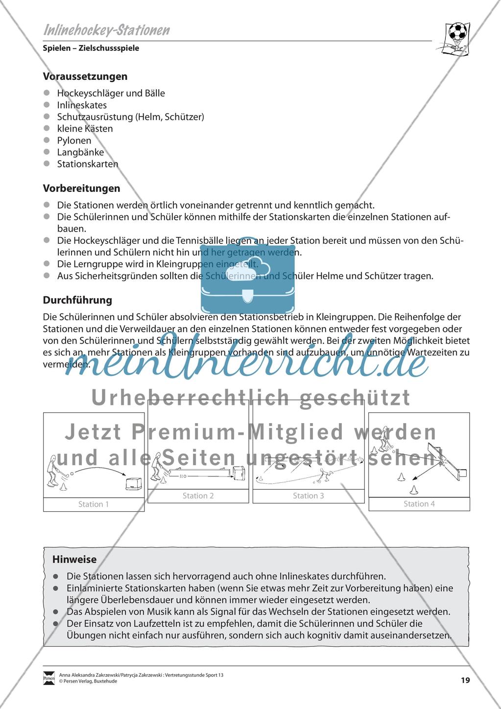 Inlinehockey an Stationen Preview 1