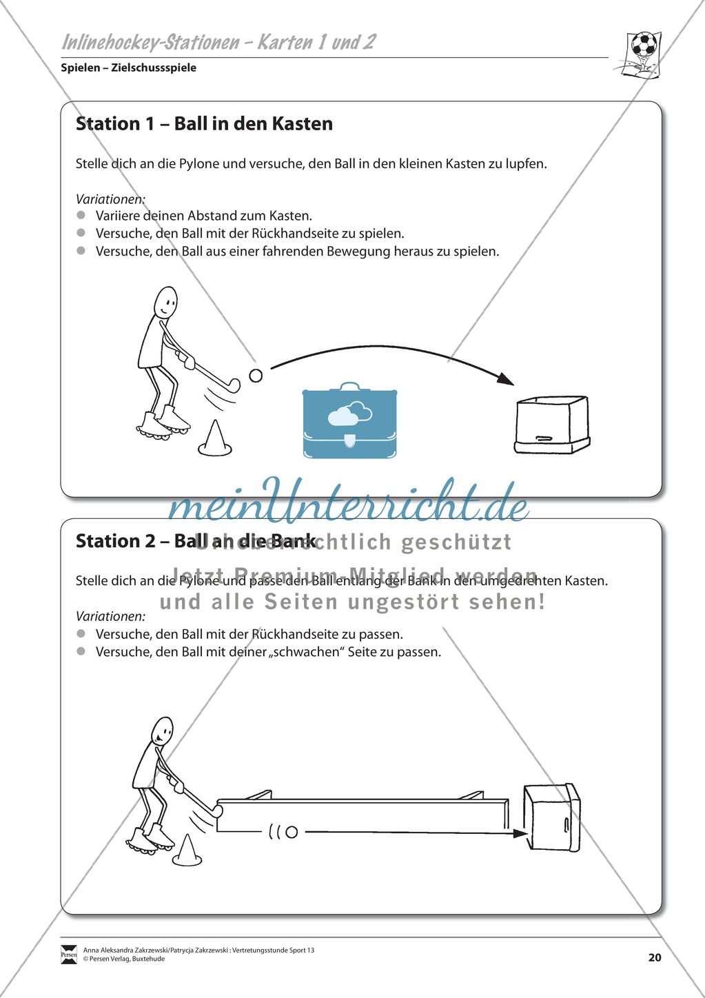 Inlinehockey an Stationen Preview 2