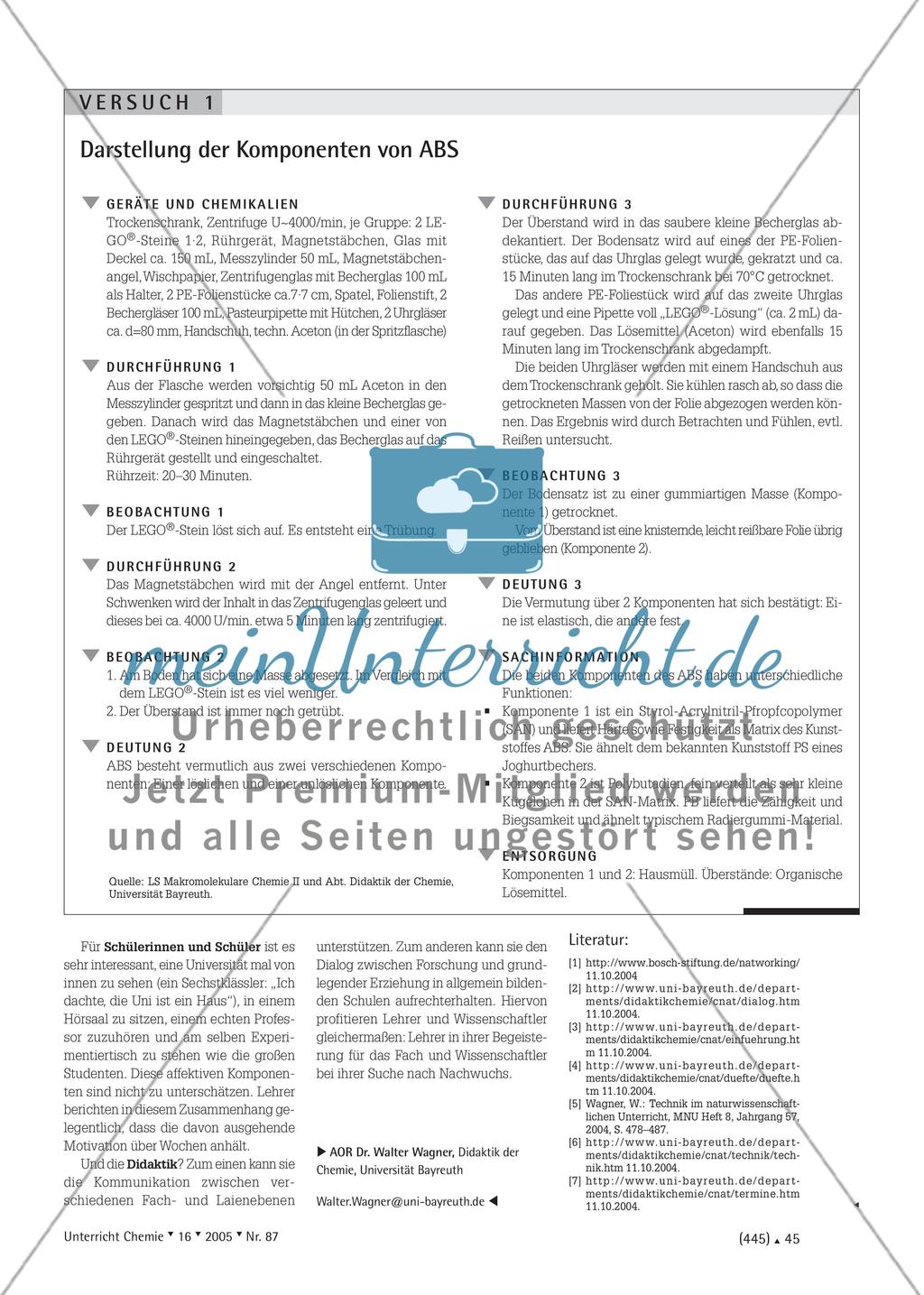 Von LEGO®-Steinen und Duftmolekülen - C#NaT vernetzt Universität mit Schulen Preview 4