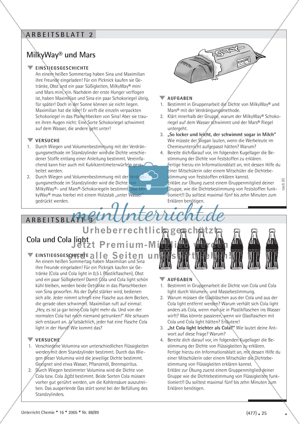 Kooperatives Lernen im Kugellager - Dichte von festen und flüssigen Lebensmitteln Preview 4