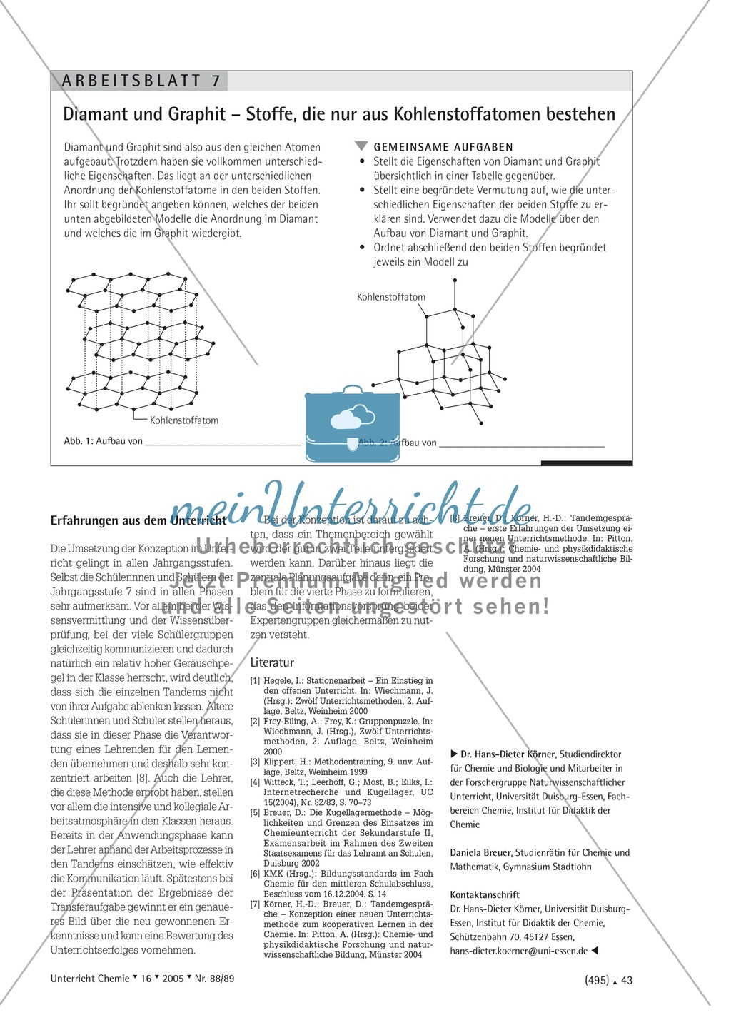 Die Methode des Tandems - Chromatographie Preview 5