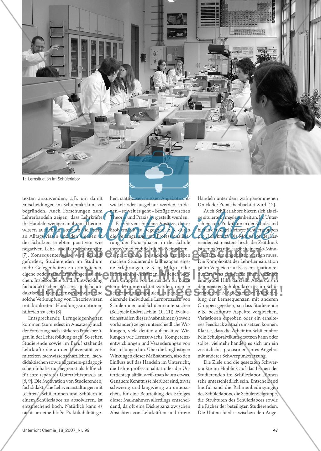 Schülerlabore – nur für Schüler? - Praxisrelevante Lerngelegenheiten für Studierende und Lehrkräfte Preview 2