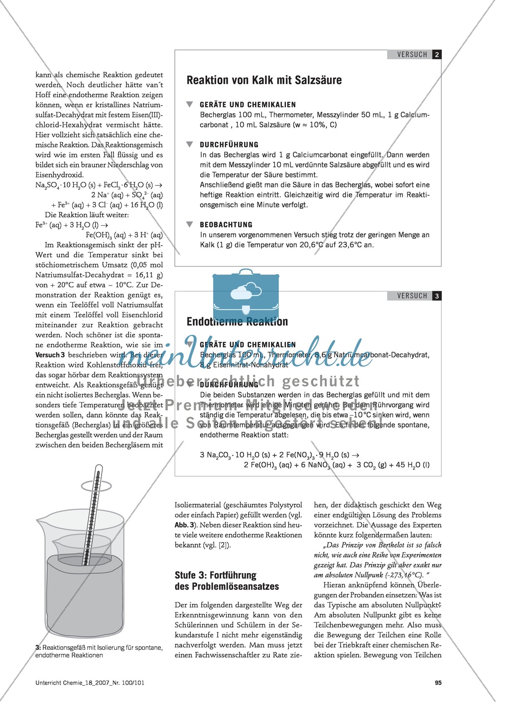 Energetische Betrachtung chemischer Reaktionen im historisch-problemorientierten Unterrichtsverfahren Preview 4