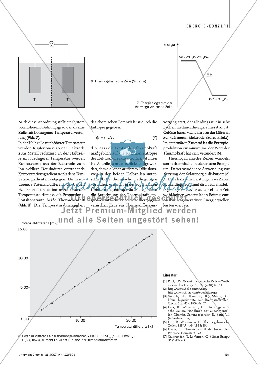 Energieumwandlungen verstehen - Energieumsatz in elektrochemischen Systemen Preview 5
