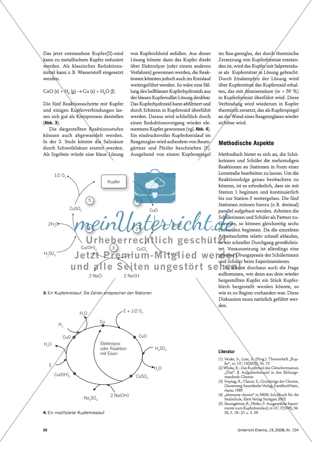 Der Kupferkreislauf: Hin- und Rückreaktionen von Kupferverbindungen Preview 5