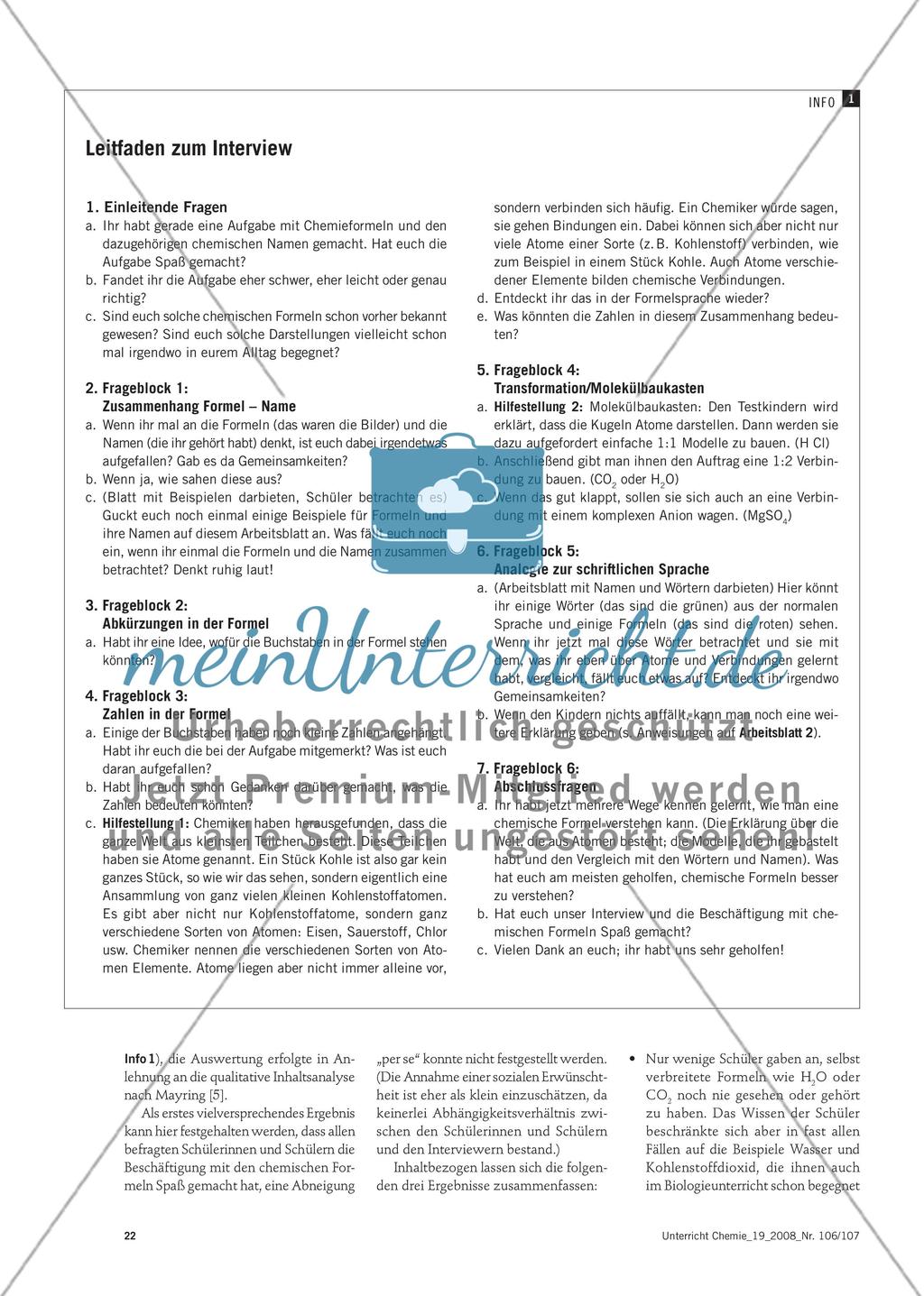 Son2e oder Fus2bal2 - Wie Sechstklässler die chemische Formelsprache interpretieren Preview 3