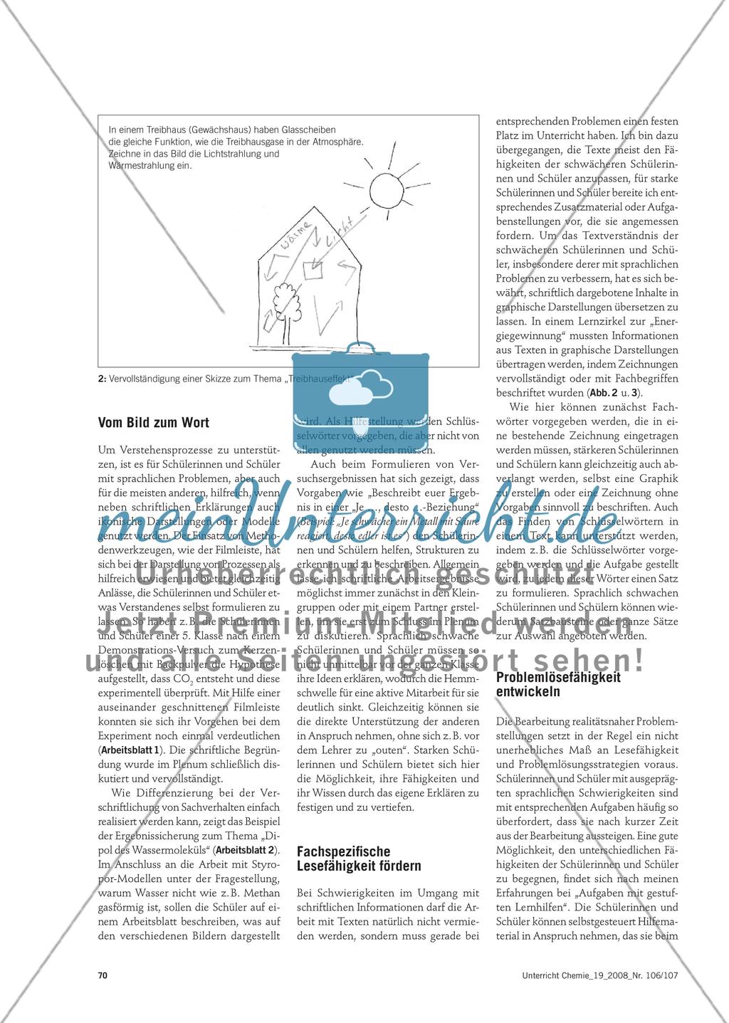 Wenn Schülern die Worte fehlen - Fachunterricht in Klassen mit Migrationshintergrund Preview 5