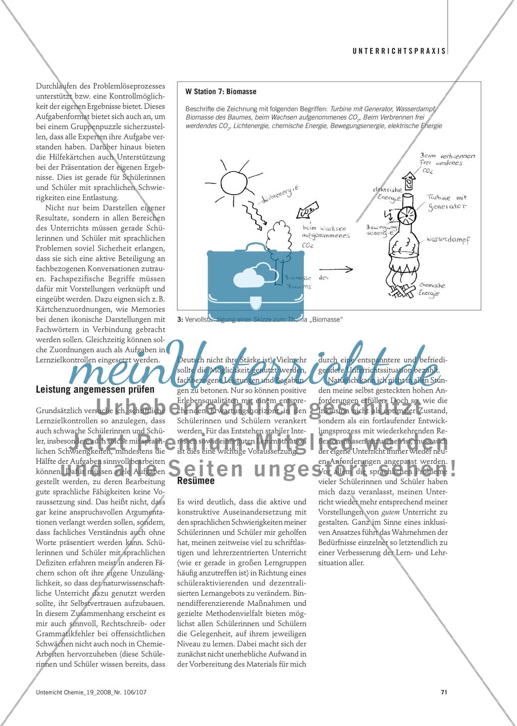 Wenn Schülern die Worte fehlen - Fachunterricht in Klassen mit Migrationshintergrund Preview 6