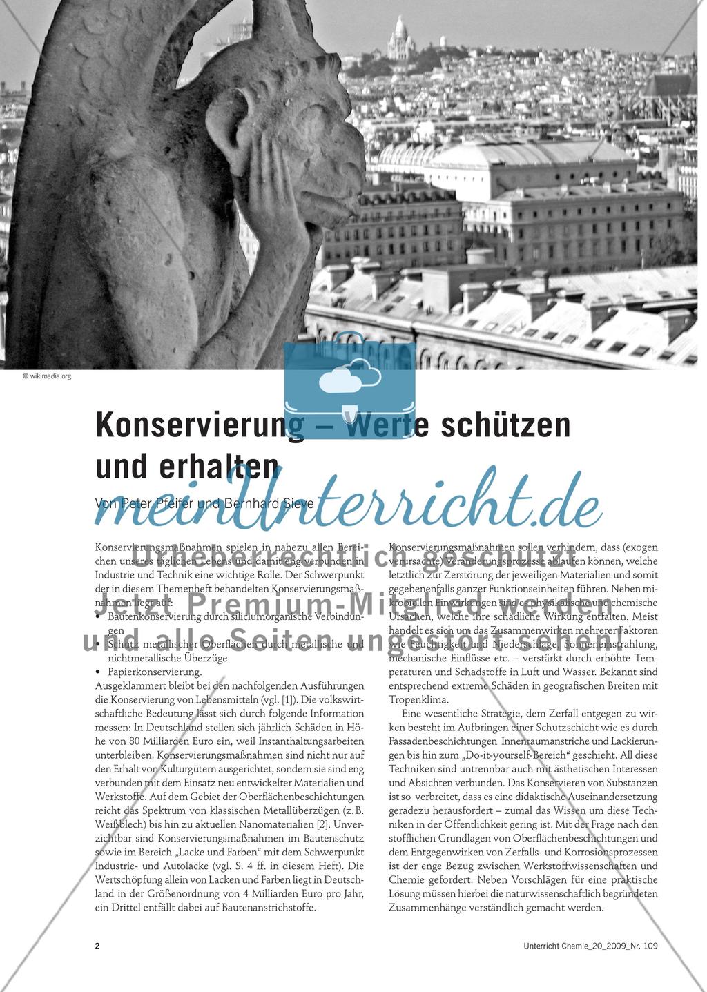 Konservierung – Werte schützen und erhalten Preview 1