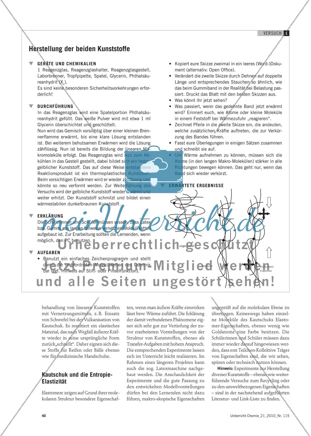 Von linear bis hochvernetzt - Struktur-Eigenschafts-Beziehungen am Beispiel Kunststoffe Preview 3
