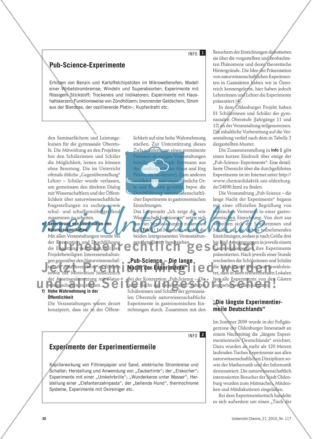 „Ich zeige dir, wie Wissenschaft funktioniert“ - Schülerinnen und Schüler präsentieren Chemie in der Öffentlichkeit Preview 3