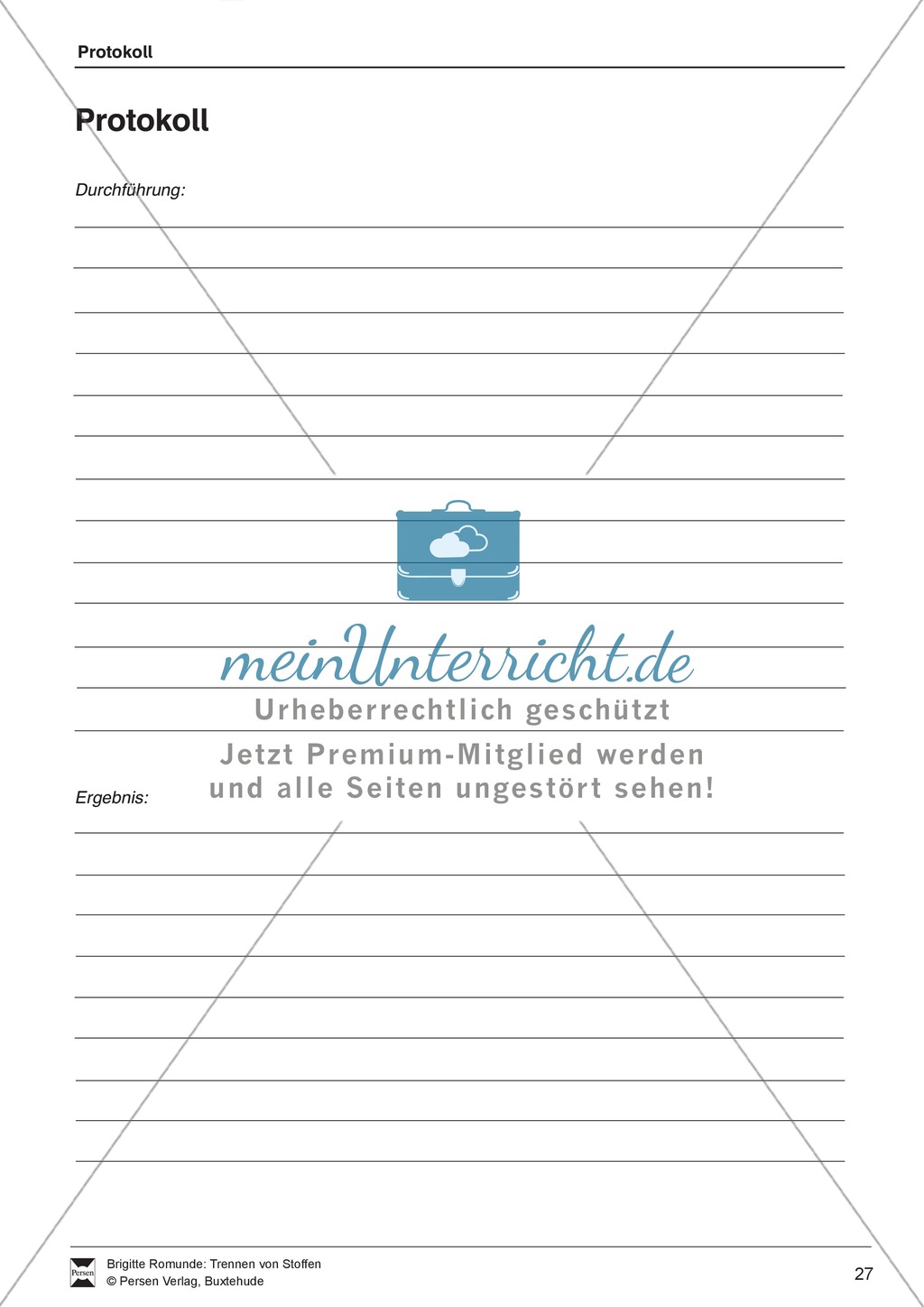 Chromatografie von Filzstiften - Auftrennung der Farben auf einem Papierrundfilter Preview 9