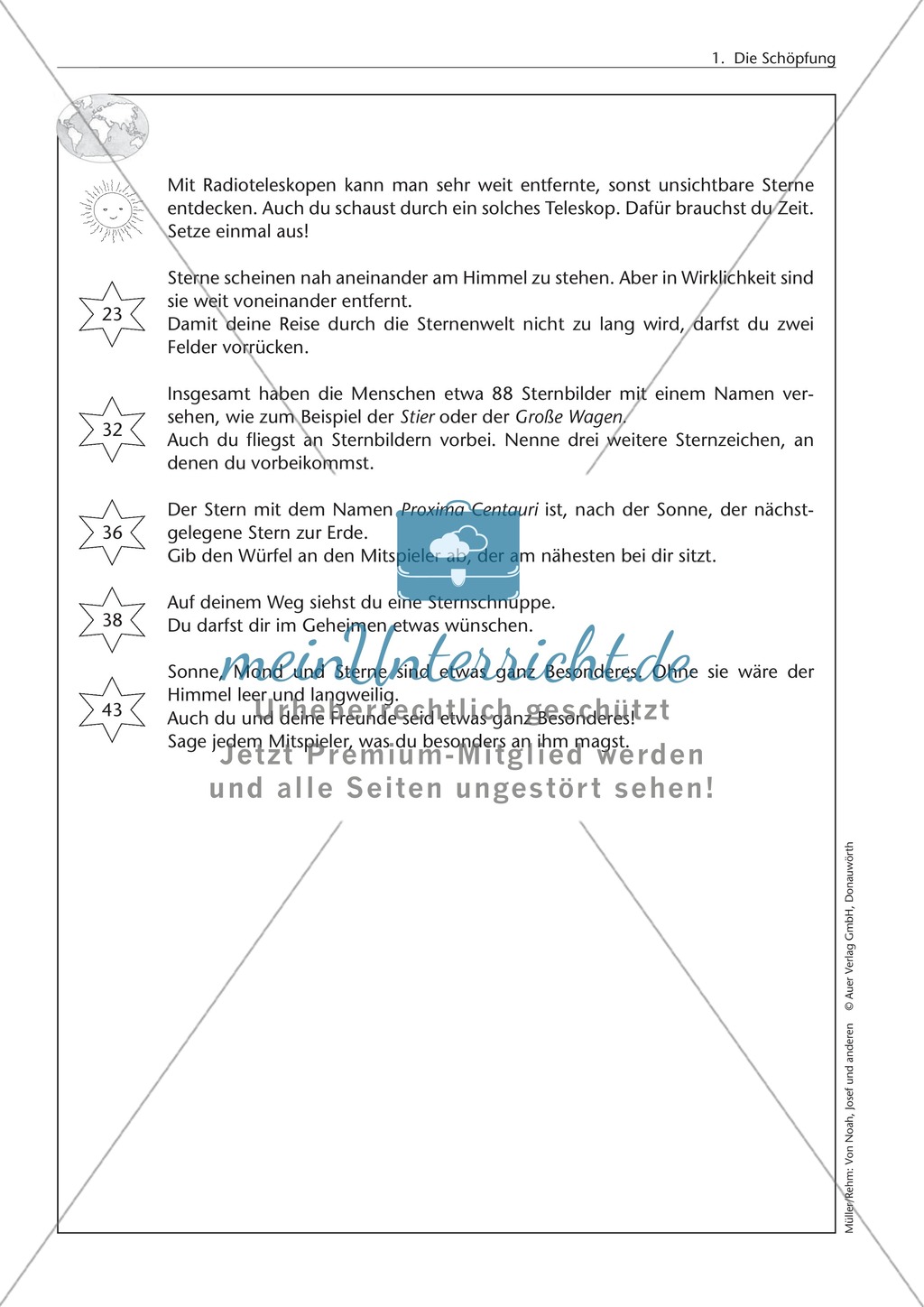 Die Schöpfungsgeschichte: