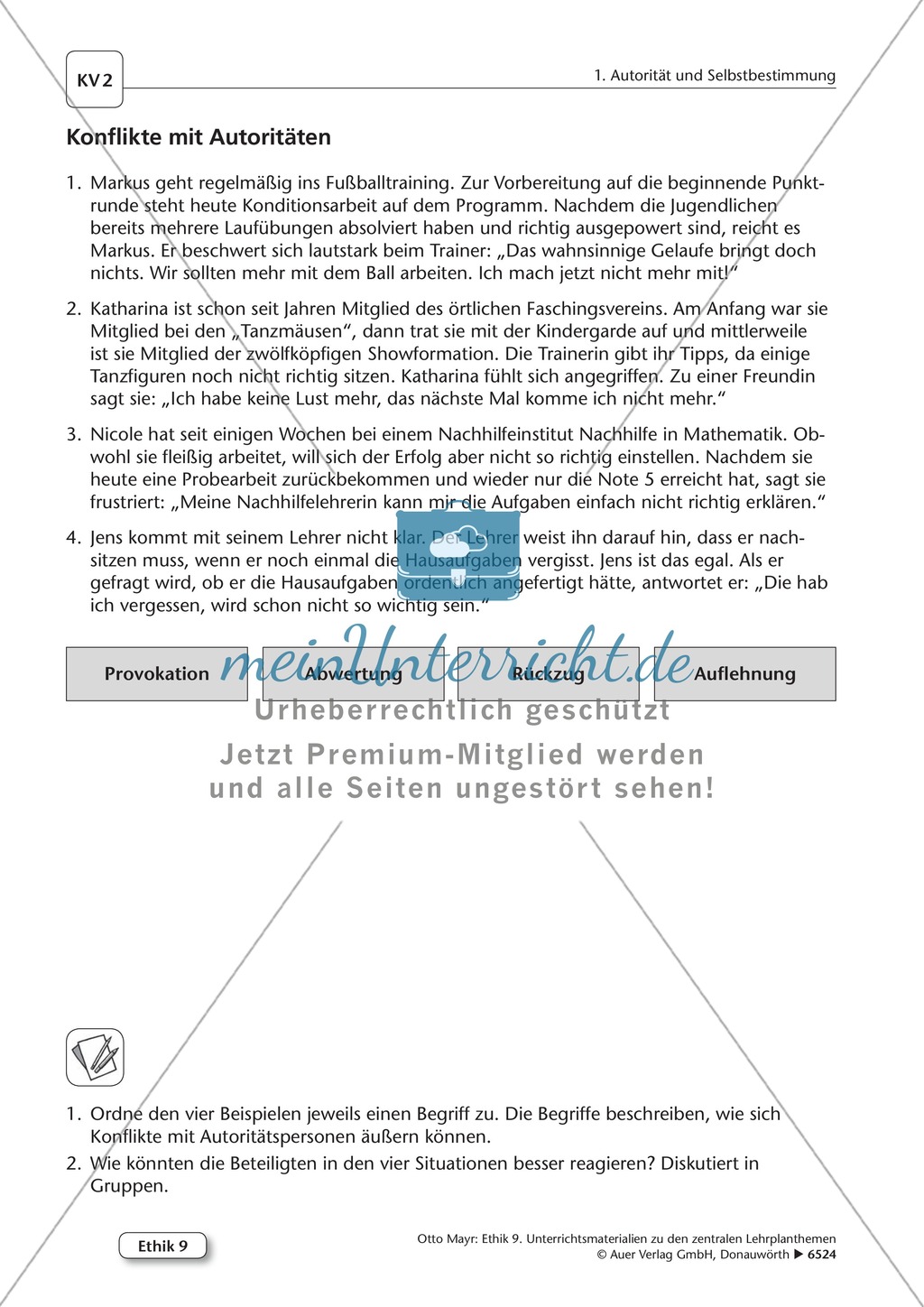 Autorität: Ausprägung, Missbrauch, Definition Preview 1