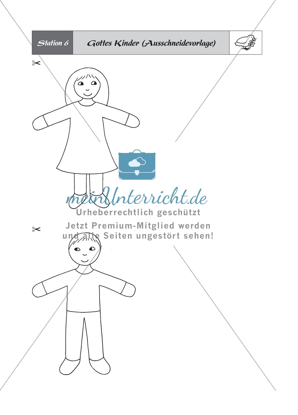 Frieden und Nächstenliebe - Stationsarbeit Preview 8