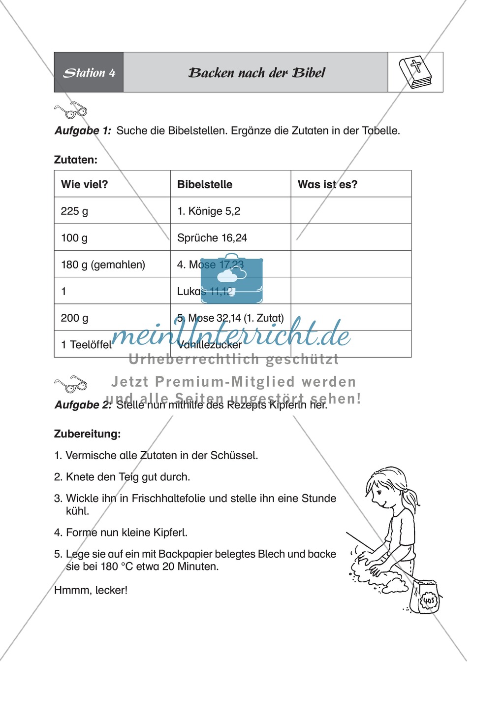 Die Bibel: Textstellen in der Bibel finden - ein Rätsel Preview 2