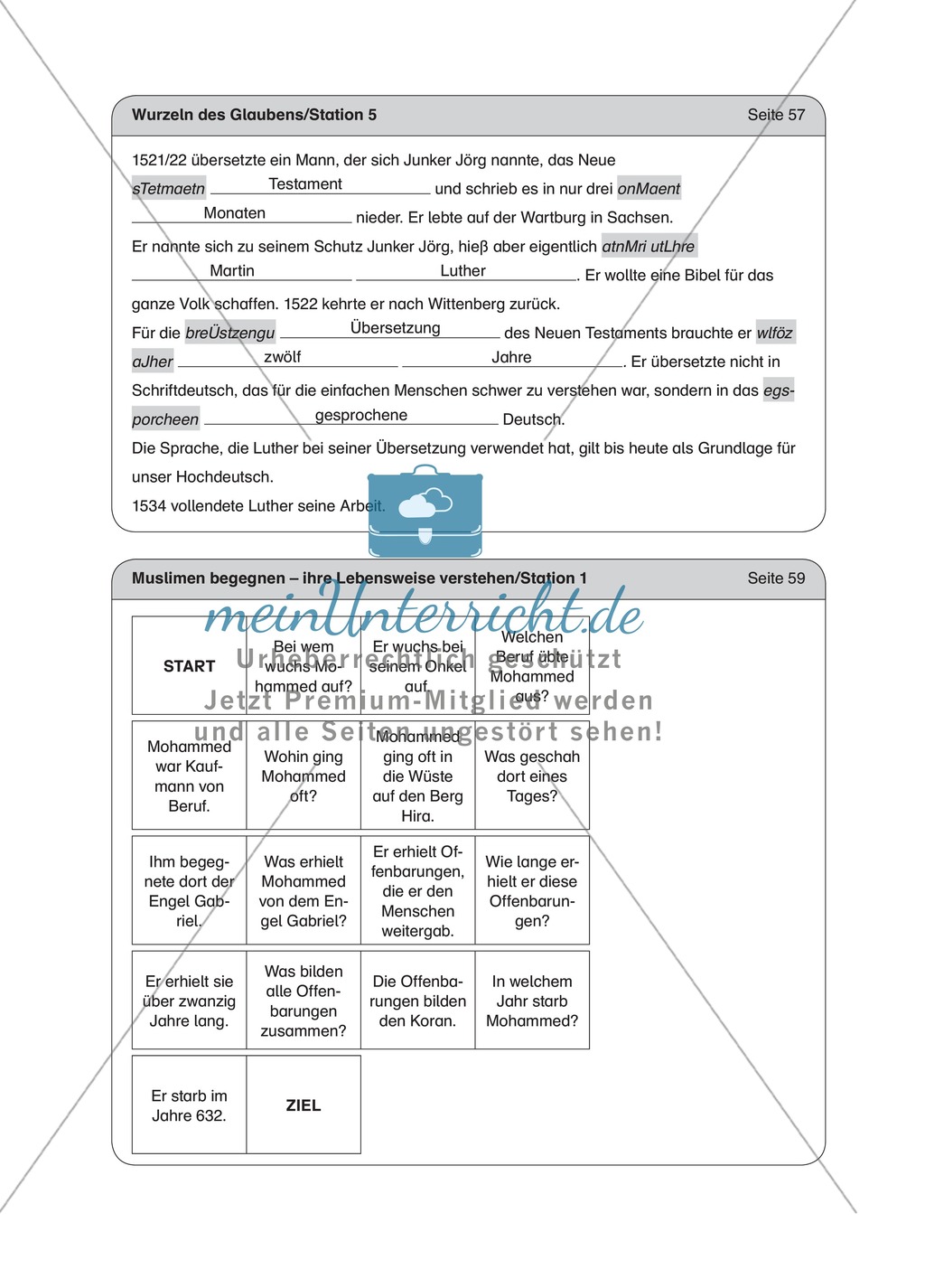 Glaube: Die Entstehung des Glaubens an Stationen Preview 10