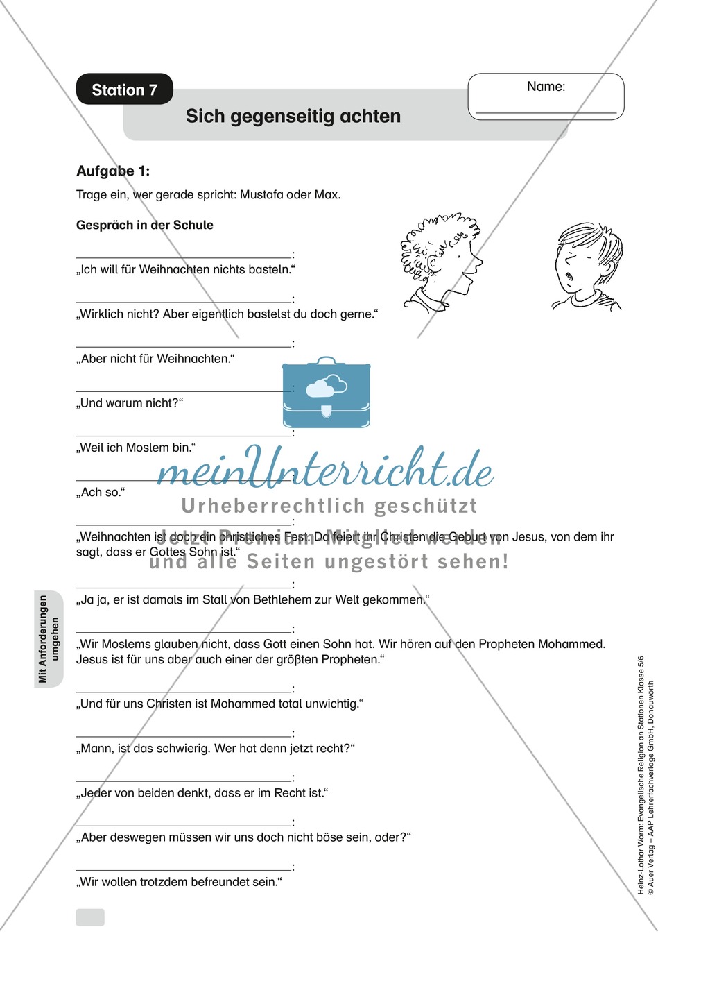 Anforderungen an das Selbst: Reaktion auf Meinungsverschiedenheiten Preview 2