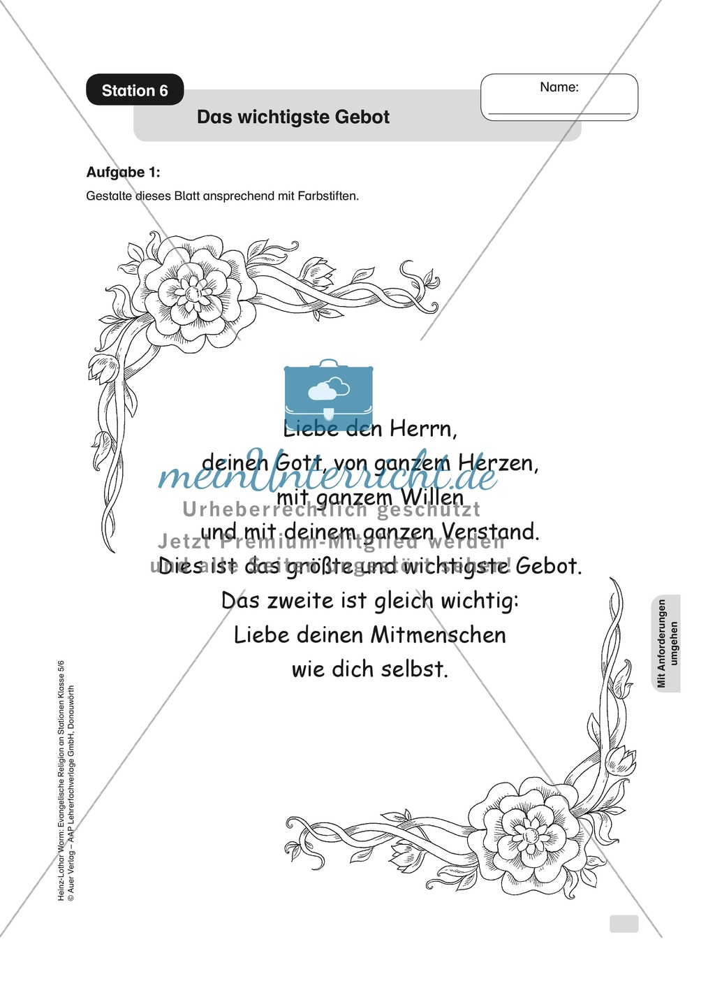 Anforderungen an das Selbst - in Stationen reflektieren Preview 6