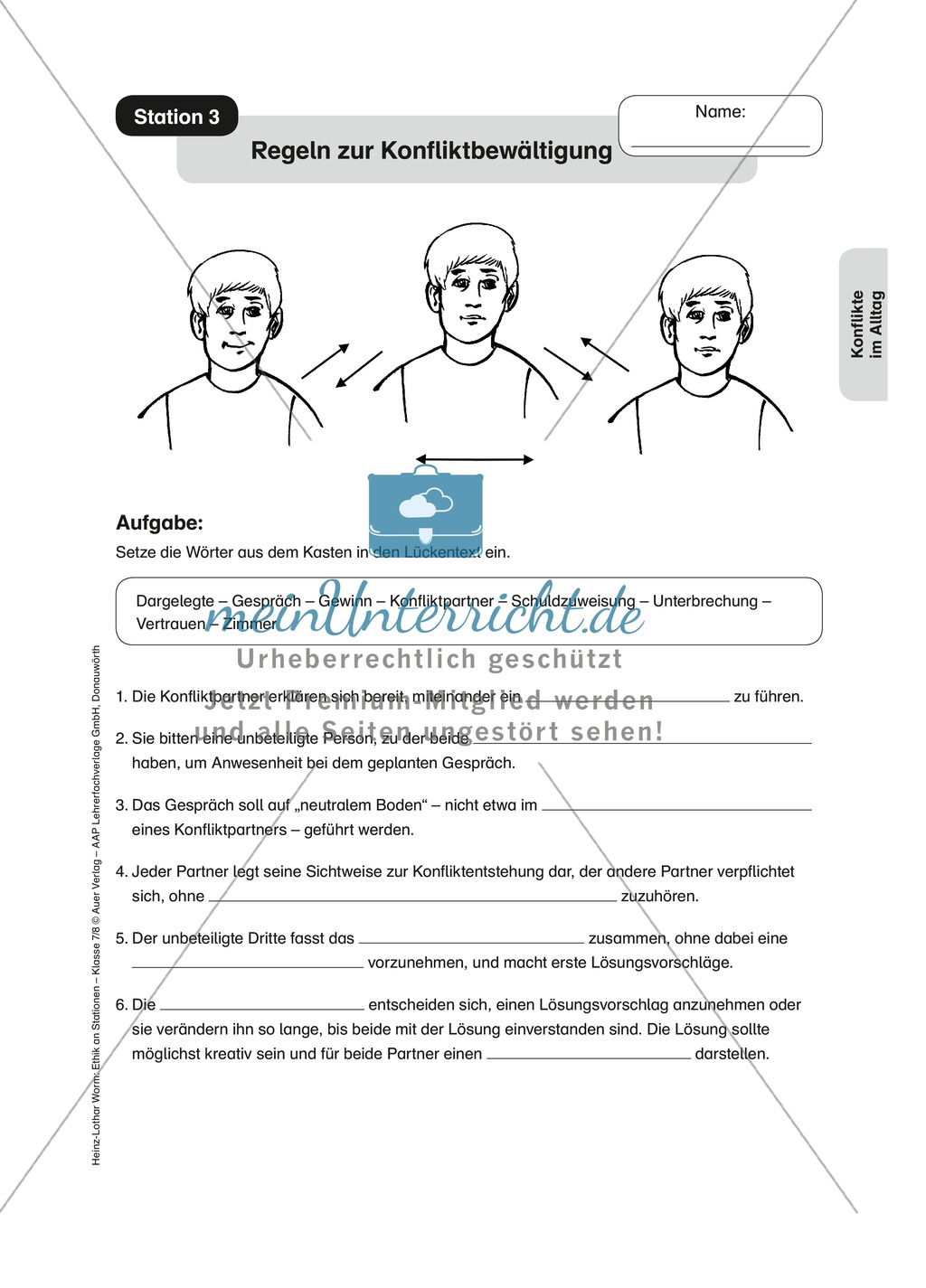 Konflikte: Konfliktbewältigung Preview 2