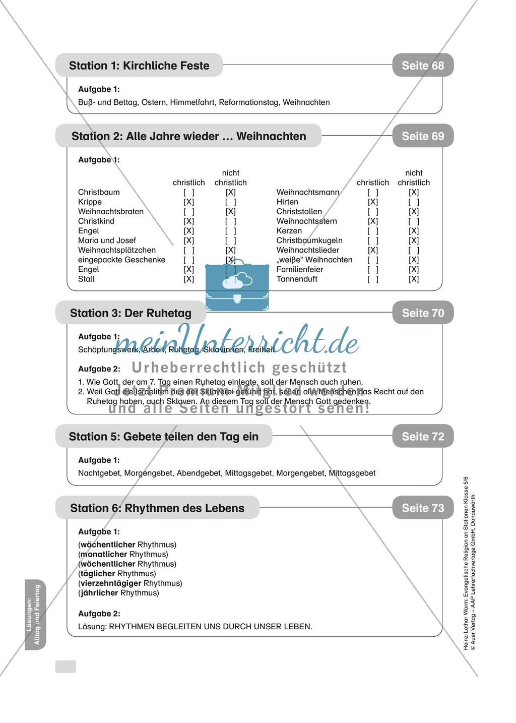Alltag+Feiertag: kirchliche Feste Preview 3