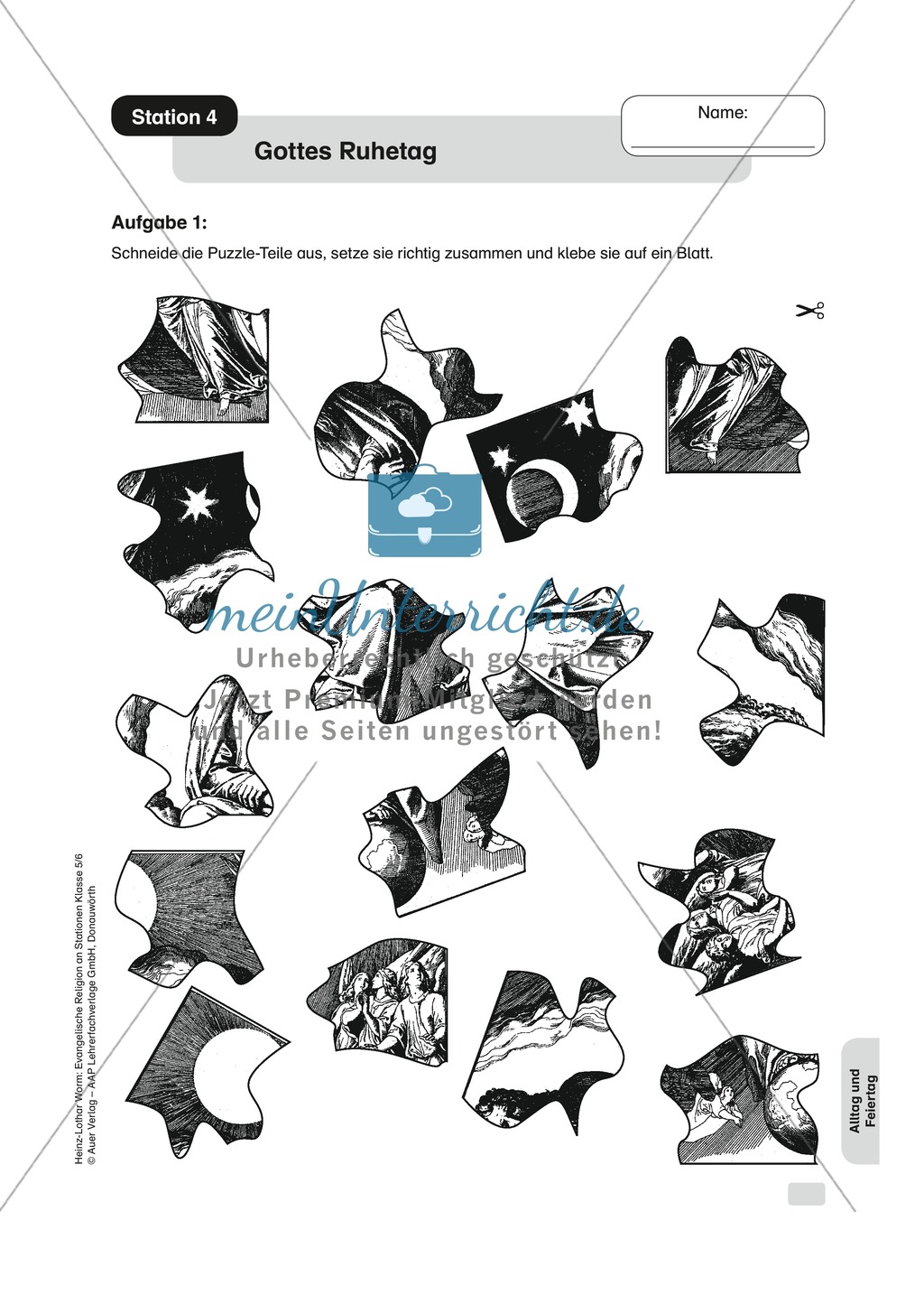 Rythmus von Alltag und Feiertag in Stationen Preview 4