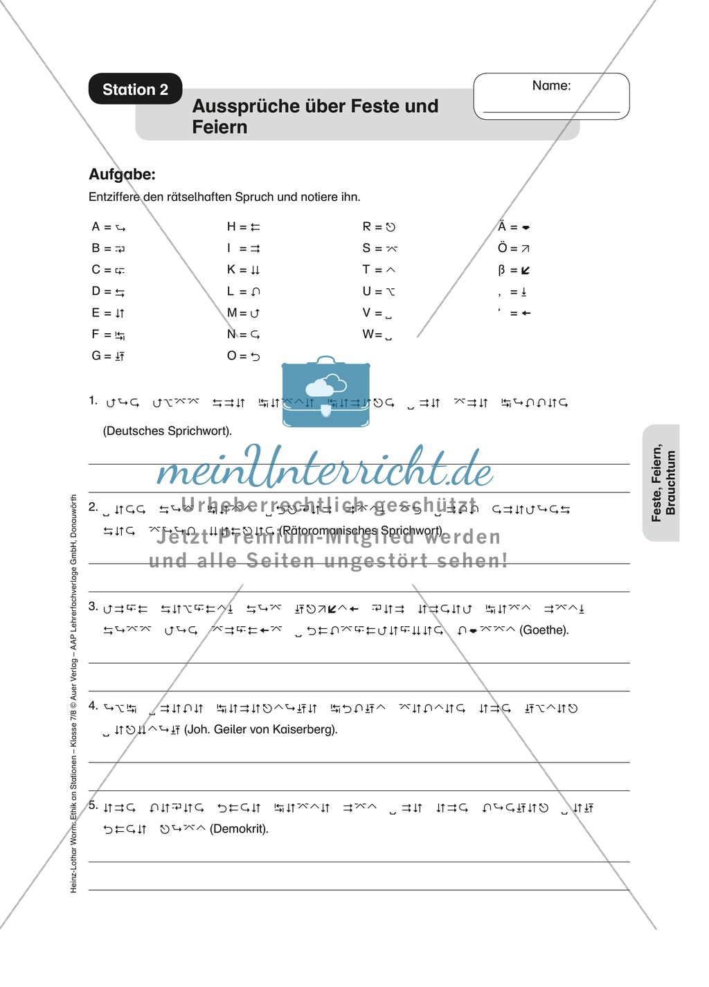Feste und Brauchtum an Stationen Preview 2
