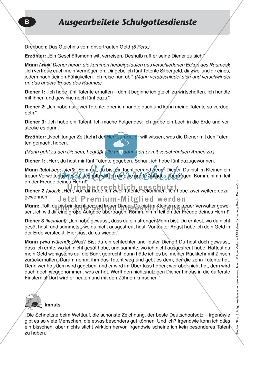 Gottesdienst zum Schuljahresbeginn selbst gestalten - eine Anleitung Preview 3