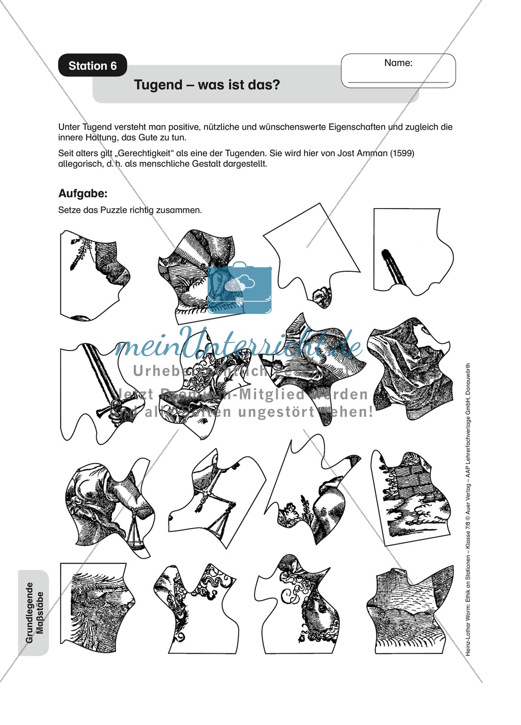 Maßstäbe menschlichen Handelns in Stationen Preview 6