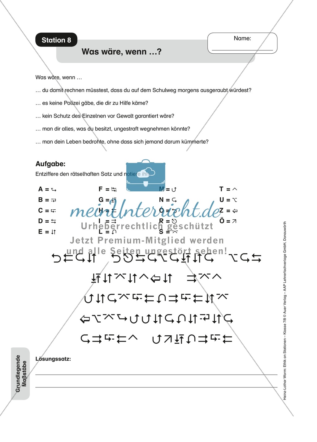Maßstäbe menschlichen Handelns in Stationen Preview 8